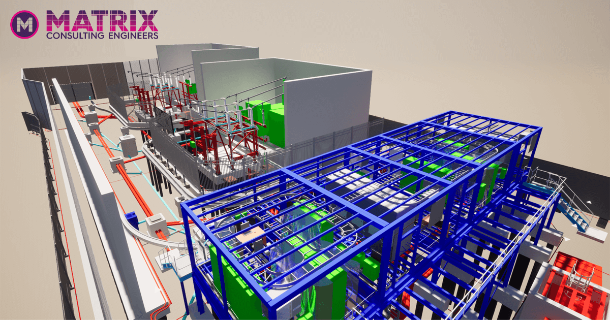 Matrix Consulting Engineers - Substation BIM Model