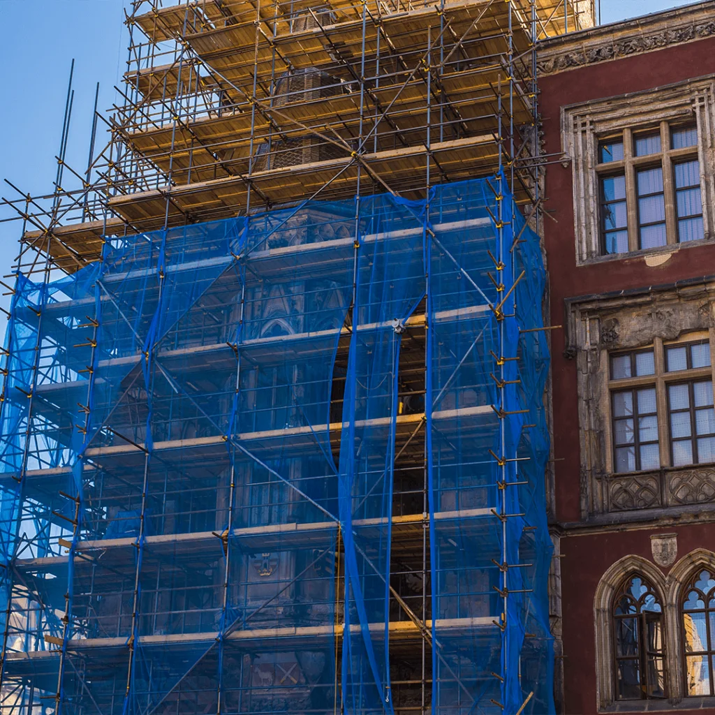 Facade Retention Scaffolding - Matrix Consulting Engineers.