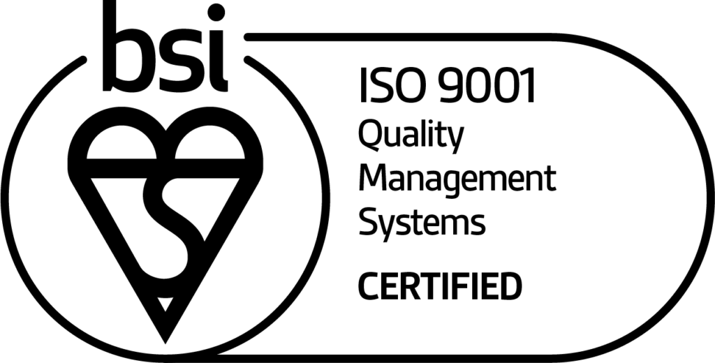 Mark of trust certified ISO 9001 quality management systems - Black Logo